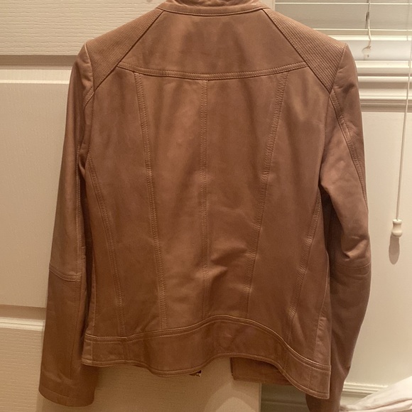 Lamarque Tan leather jacket - Picture 3 of 3